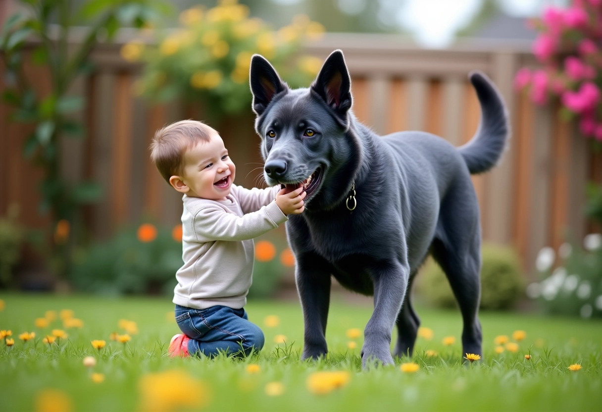 cane corso  enfants